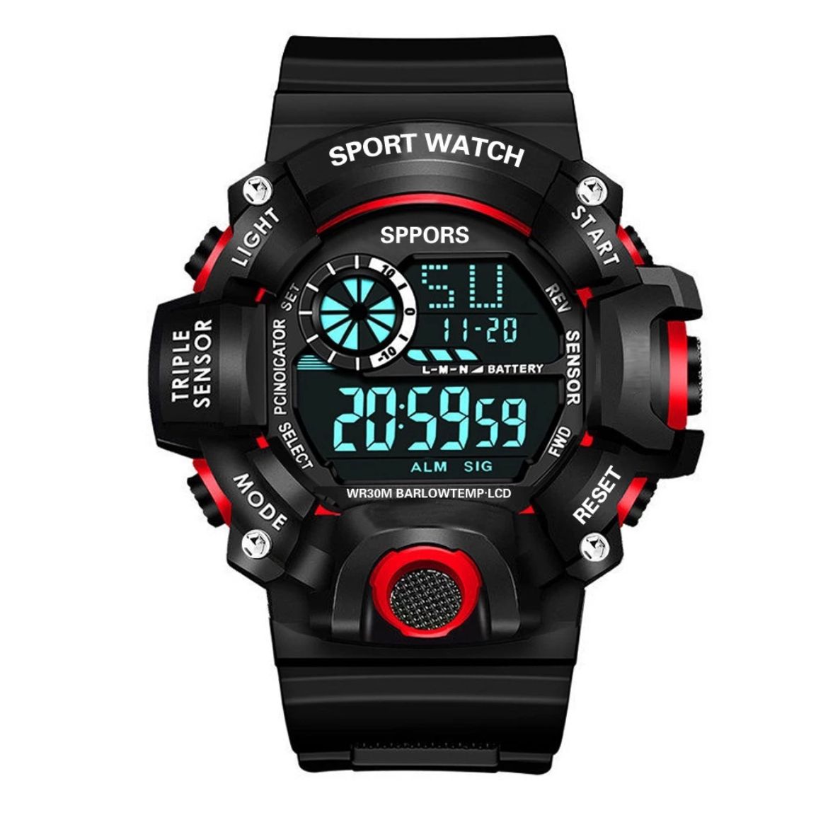 Reloj Deportivo Para Hombre Militar Multifuncional