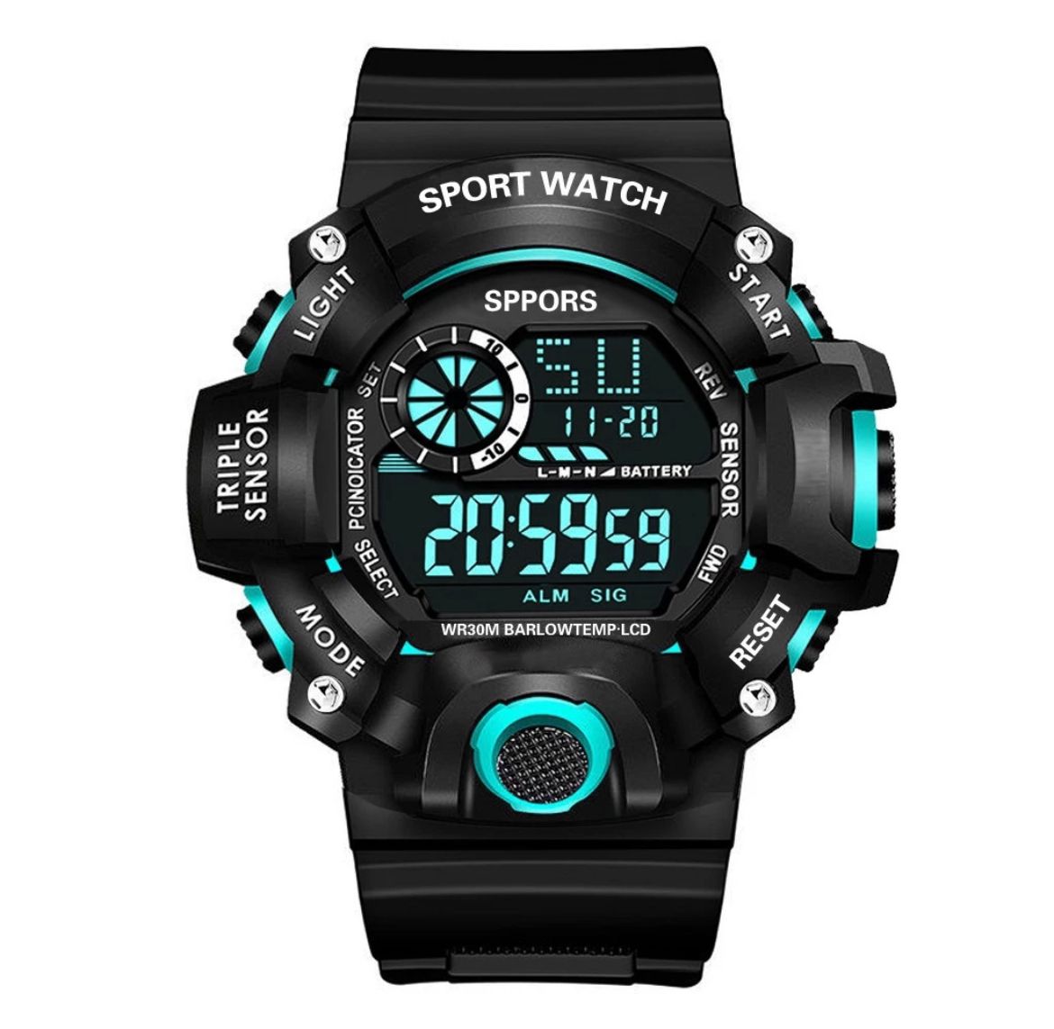 Reloj Deportivo Para Hombre Militar Multifuncional