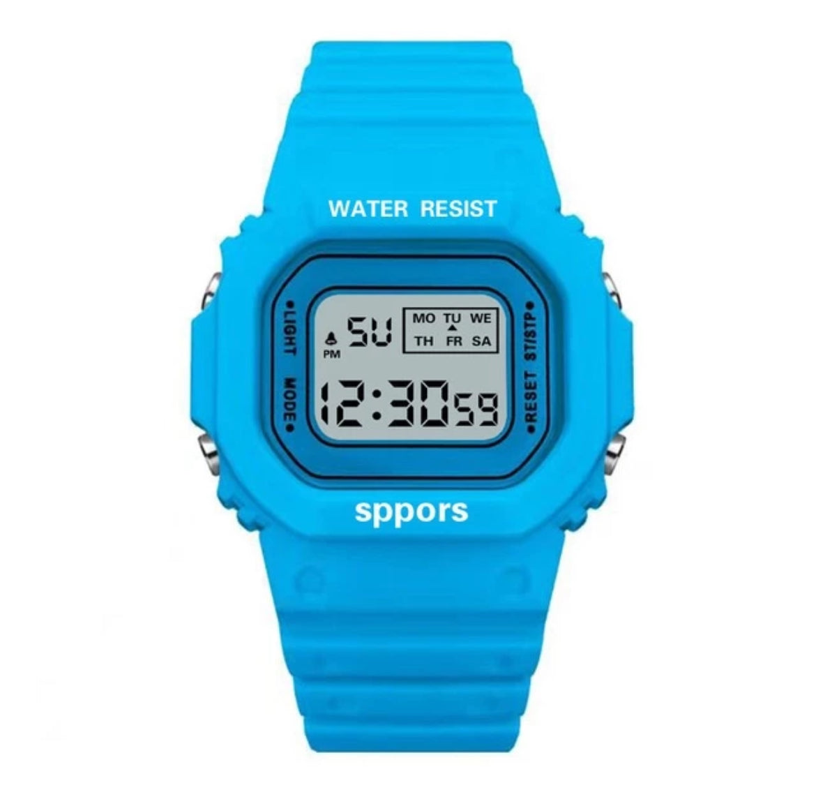 Reloj Digital Impermeable Unisex/LED Cuadrado