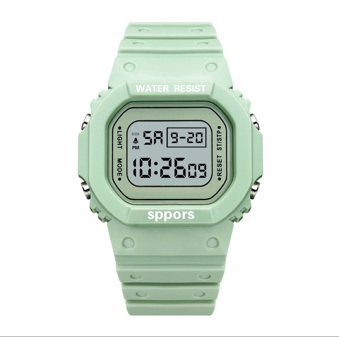 Reloj Digital Impermeable Unisex/LED Cuadrado