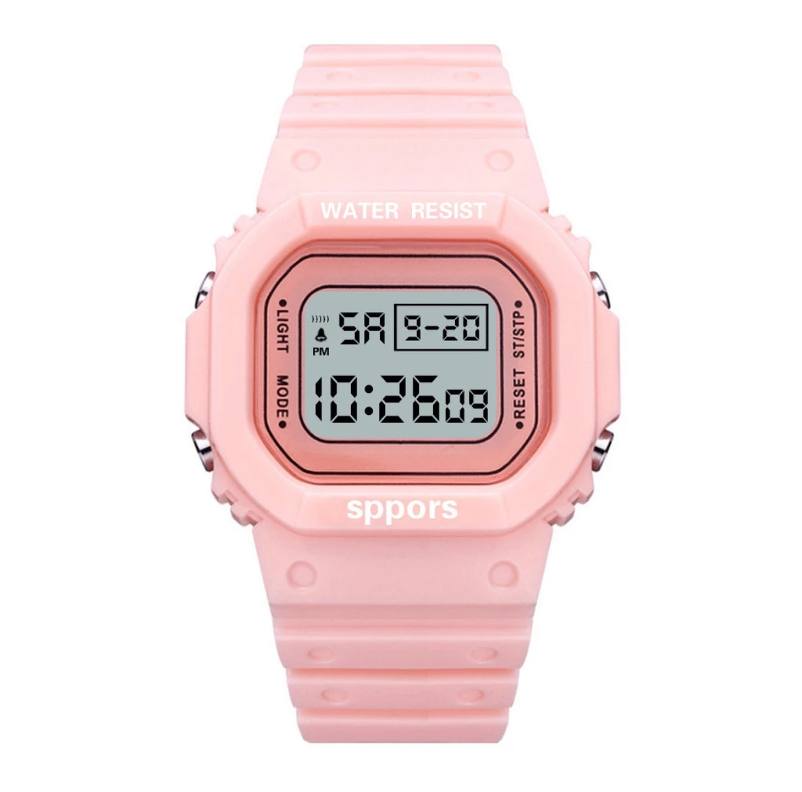 Reloj Digital Impermeable Unisex/LED Cuadrado